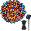 Lumières Solaires Koxly, 72FT 200 LED 8 Modes Lumières De Noël à énergie Solaire Lumières Extérieures Lumières étanches Fairy Pour Garden Party Wedding Xmas Tree