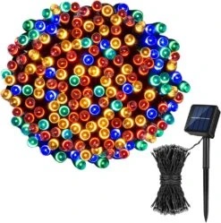 Lumières Solaires Koxly, 72FT 200 LED 8 Modes Lumières De Noël à énergie Solaire Lumières Extérieures Lumières étanches Fairy Pour Garden Party Wedding Xmas Tree