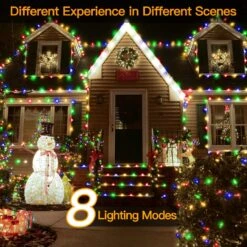 Ollny Solaire Lumières De Noël, Solaire Chaîne Lumières IP67 Étanche 100FT 300LED Super Long Extérieur Solaire Fées Lumières 8 Modes De Lumière Et 3 Minuteries Solaire Alimenté De Noël Corde Lumières Pour Jardin Maison -Oui || N/A || pearhead 81iOfr7sjOL. AC SL1500