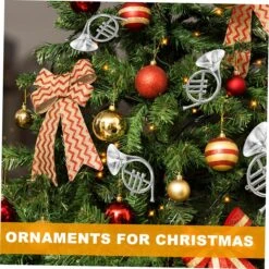 Artibetter 24 Pcs Instrument De Musique Modèle Mini Instruments Mini Décor De Noël Violon Ornements Pour Arbre De Noël Miniature Trompette Instruments Dollhouse Trompette Xmas Pendentif Modèle -Oui || N/A || pearhead 81iyXeLfL. AC SL1225