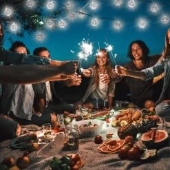 Cunno 20 LED Disco Ball String Light 9.4 Ft Disco Miroir Globe Ball Décor Disco Light Balls Disco Party Décorations Pour Noël Thanksgiving Wall Tree Intérieur Outdoor Party Supply, Blanc -Oui || N/A || pearhead 81jyjioio0L. AC SL1500