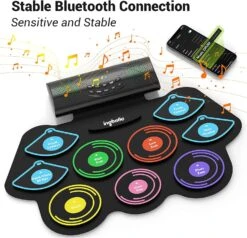 Ensemble De Batterie électronique PAXCESS, 9 Tampons De Batterie, Ensemble De Batterie électrique Avec Prise Casque, Haut-parleur Et Batterie Intégrés, Bâton De Batterie, Pédales, Meilleur Cadeau Pour L'anniversaire Des Vacances De Noël -Oui || N/A || pearhead 81k4QSq59SL. AC SL1500