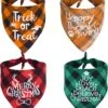 ADOGGYGO 4 Pack Plaid Vacances Chien Bandana, Halloween Thanksgivng Noël Chien Bandana Écharpe Foulard Noël Thanksgivng Halloween Bandana Pour Petit Moyen Gros Chiens (Large, Holiday-2) 2 ADOGGYGO 4 Pack Plaid Vacances Chien Bandana, Halloween Thanksgivng Noël Chien Bandana Écharpe Foulard Noël Thanksgivng Halloween Bandana Pour Petit Moyen Gros Chiens (Large, Holiday-2) -Oui || N/A || pearhead 81kPvVRYtPL. AC SL1500