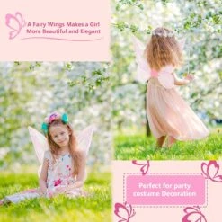 Ailes De Costume De Fée Pour Les Femmes Filles, Costume D'Halloween Sparkle Butterfly Angel Wings Habillez-vous Fête De Noël -Oui || N/A || pearhead 81ktPSleVwL. AC UL1500