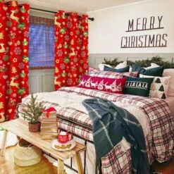 HCORA Rouge De Noël Rideaux Pour Salon, Flocon De Neige De Noël Blackout Rideaux Thermique Isolé Réduction Du Bruit, Chambre De Noël Obscurcissement Rideaux Pour Chambre (52" X 84", 2 Panneaux) 15 HCORA Rouge De Noël Rideaux Pour Salon, Flocon De Neige De Noël Blackout Rideaux Thermique Isolé Réduction Du Bruit, Chambre De Noël Obscurcissement Rideaux Pour Chambre (52" X 84", 2 Panneaux) -Oui || N/A || pearhead 81lKMNnqyVL. AC SL1500