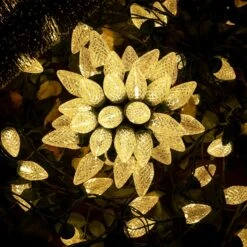 Feux De Chaîne De Noël LED C9, Feux De Chaîne De Fraise Imperméables à 100 LED, Forme De Lumières De Fil Vert Extensible Enfichable Pour Extérieur Extérieur Décoration De Fête De Mariage En Patio, Blanc Chaud -Oui || N/A || pearhead 81mDW20yCtL. AC SL1500