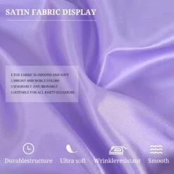 Serviettes Satin Lavande 40 Pcs Violet Satin Serviettes En Tissu Carré 17" Doux Lisse Serviettes De Table Serviettes Lavables Serviettes En Tissu Pour Mariages Fêtes Dîner De Noël Thanksgiving Noël (Lavender) -Oui || N/A || pearhead 81nGk7bbIsL. AC SL1500