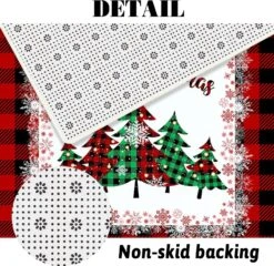 MEHOFOND 4 Pcs Rideau De Douche De Noël Ensembles Joyeux Noël Rideau De Douche Ensemble Rouge Buffalo Plaid Salle De Bains Ensembles Avec Rideau De Douche Et Tapis Couvercle De Toilette Et U Forme Tapis Lavable 72"x72 & #34 -Oui || N/A || pearhead 81ndz8l52ZL. AC SL1500
