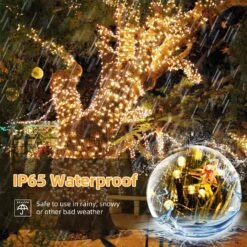 L LAMPOP Solar String Lights Outdoor Waterproof Ultra Bright Fairy Lights 2pack 100L 8 Modes Garden Light Pour Les Décorations De Pâques Noël, Halloween, Yard, Summer Party, Wedding ( Warm White 11 L LAMPOP Solar String Lights Outdoor Waterproof Ultra Bright Fairy Lights 2pack 100L 8 Modes Garden Light Pour Les Décorations De Pâques Noël, Halloween, Yard, Summer Party, Wedding ( Warm White -Oui || N/A || pearhead 81nrWdY6mpL. AC SL1500