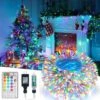Lumières De Cordes De Noël RVB Lomotech, 98FT 300LED 16 Lumières De Noël Multicolores à Changement De Couleur Avec Télécommande, Prise En Plein Air Cordon Clair Pour Halloween, Noël, Fête, Décorations Pour La Maison 1 Lumières De Cordes De Noël RVB Lomotech, 98FT 300LED 16 Lumières De Noël Multicolores à Changement De Couleur Avec Télécommande, Prise En Plein Air Cordon Clair Pour Halloween, Noël, Fête, Décorations Pour La Maison -Oui || N/A || pearhead 81q3 m7n1AL. AC SL1500