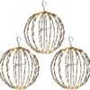 Elf Logic 3 Pack 16” Extérieur/Intérieur LED Boules De Lumière De Noël. Durable, Imperméable, Longue-Last, Léger Bright Light Ball. Lumières LED Chaudes Pour Décor De Vacances, Patio, Décor De Mariage -Oui || N/A || pearhead 81qnfGO2jL. AC SL1500
