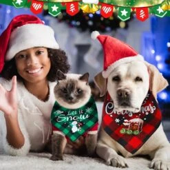 6 Pcs Automne Chien Bandana Halloween Thanksgiving Vacances Plaid Noël Chiot Bandana Triangle Animaux Bavoirs Écharpe Foulard Cadeau Accessoires De Fête Pour Petit Moyen Grand Chien Chiot Chat Costume -Oui || N/A || pearhead 81r ed05BhL. AC SL1500