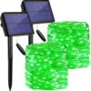 Lumières Solaires étanches Extérieures, 2 Paquets Chacune 72FT 200 LEDs Lumières Fées à énergie Solaire, Décoration Feux En Cuivre Avec 8 Modes Pour Arbres à Cour De Patio Décor De Fête De Mariage De Noël ( Vert ) 1 Lumières Solaires étanches Extérieures, 2 Paquets Chacune 72FT 200 LEDs Lumières Fées à énergie Solaire, Décoration Feux En Cuivre Avec 8 Modes Pour Arbres à Cour De Patio Décor De Fête De Mariage De Noël ( Vert ) -Oui || N/A || pearhead 81vO uWeuJS. AC SL1500