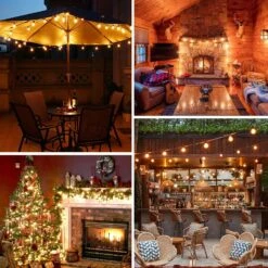 00ft 2-Pack Extérieur G40 LED Globe String Lumières Dimmable Étanche Shatterproof Lumière Cordes Avec 52 Ampoules Connectable Commercial Suspension Lumières Pour Noël Patio Maison Backyard Balcon Partie -Oui || N/A || pearhead 81veMBzSRZL. AC SL1500