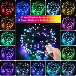 Lumières De Noël Changeantes De Couleur IBaycon 300 LED, 98 Pieds 17 Couleurs Lumières De Cordes D'Halloween Extérieur, Lumières D'arbre De Fée Avec Télécommande Et Amp; Branchez-vous Pour La Chambre Décorations De Fête Intérieure Imperméable 14 Lumières De Noël Changeantes De Couleur IBaycon 300 LED, 98 Pieds 17 Couleurs Lumières De Cordes D'Halloween Extérieur, Lumières D'arbre De Fée Avec Télécommande Et Amp; Branchez-vous Pour La Chambre Décorations De Fête Intérieure Imperméable -Oui || N/A || pearhead 81vkt6431GL. AC SL1500