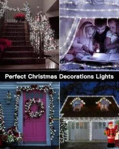 Ollny Lumières De Noël Extérieures Blanc Froid, 600LED 197FT Lumières D'arbre De Noël IP67 Étanche Avec Télécommande 8 Modes Mémoire Minuterie, Plug In Lumières De Noël Pour Maison Intérieure Décorations De Jardin De Vacances 16 Ollny Lumières De Noël Extérieures Blanc Froid, 600LED 197FT Lumières D'arbre De Noël IP67 Étanche Avec Télécommande 8 Modes Mémoire Minuterie, Plug In Lumières De Noël Pour Maison Intérieure Décorations De Jardin De Vacances -Oui || N/A || pearhead 81x2eFiMO1L. AC SL1500