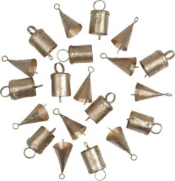 DIYANA IMPEX Cloches D'étain Indien Vintage Chime Rustique Jingle De Vache Cloches D'arbre De Noël Artisanat De Décoration Lot 20 Pc ( Or ) 13 DIYANA IMPEX Cloches D'étain Indien Vintage Chime Rustique Jingle De Vache Cloches D'arbre De Noël Artisanat De Décoration Lot 20 Pc ( Or ) -Oui || N/A || pearhead 81x6MwCBe3L. AC SL1500