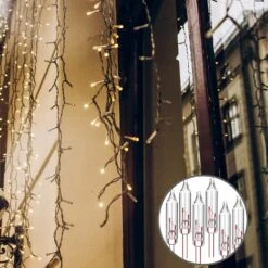 Mudder 200 Count 2.5V Noël 50/100/150/200 Count Mini Incandescent Fil Chaîne Lumières Remplacement Ampoules Intérieur/Extérieur Lumières De Noël Décorations Pour La Maison Xmas Arbre (Warm White) -Oui || N/A || pearhead 81xh3j0WeQL. AC SL1500