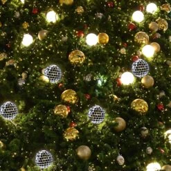 Cunno 20 LED Disco Ball String Light 9.4 Ft Disco Miroir Globe Ball Décor Disco Light Balls Disco Party Décorations Pour Noël Thanksgiving Wall Tree Intérieur Outdoor Party Supply, Blanc -Oui || N/A || pearhead 81xiETIKBjL. AC SL1500