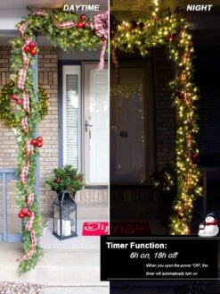Pack Chaque 16.4ft 60 LED Batterie Fonctionné Arbre De Noël Lumières Intérieur Extérieure Cluster Chaîne Lumières Avec Minuterie 8 Modes Fil Vert Fée Lumière Xmas Patio Chambre Jardin Décorations (Warm White) -Oui || N/A || pearhead 81yCite8EpL. AC SL1500