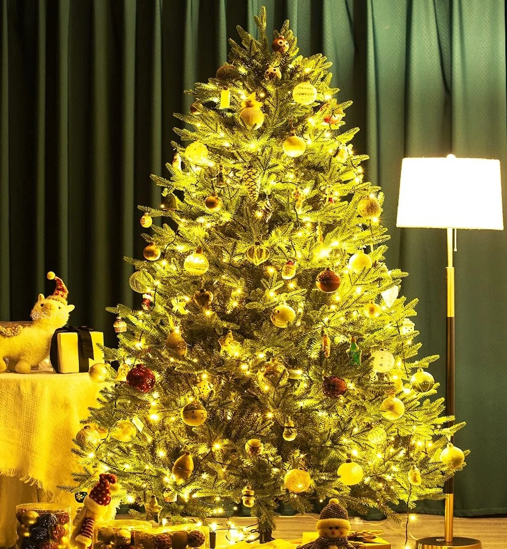 Feux De Noël MASHANG, Feux De Chaîne D'extérieur à 18 Pieds 50 LED Avec Minuterie Et 8 Modes, Foudre étanche à Piles 3AA Pour Décoration Extérieure Et Intérieure ( Blanc Chaud ) 4 Feux De Noël MASHANG, Feux De Chaîne D'extérieur à 18 Pieds 50 LED Avec Minuterie Et 8 Modes, Foudre étanche à Piles 3AA Pour Décoration Extérieure Et Intérieure ( Blanc Chaud ) - Image 2