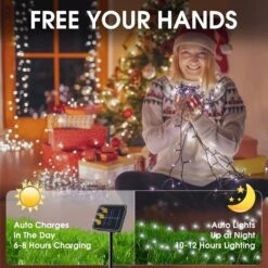 Lumières Solaires à Cordes Vimorg Extérieur, 2 Pack 79FT 200 LED Lumières Solaires Imperméables Avec 8 Modes D'éclairage Pour Les Décorations De Noël Tree Yard Garden Party 11 Lumières Solaires à Cordes Vimorg Extérieur, 2 Pack 79FT 200 LED Lumières Solaires Imperméables Avec 8 Modes D'éclairage Pour Les Décorations De Noël Tree Yard Garden Party -Oui || N/A || pearhead 81yWG1hmAdL. AC SL1500