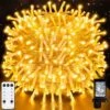 Lumières De Noël En Plein Air 405FT 1000 LED Longue Guirlande Lumineuse, Bouchon étanche En Twinkle Fairy Lights Avec Télécommande, 8 Modes Minuterie Dimmable Pour Noël Arbre Décorations De Noël Garden Party Warm White 2 Lumières De Noël En Plein Air 405FT 1000 LED Longue Guirlande Lumineuse, Bouchon étanche En Twinkle Fairy Lights Avec Télécommande, 8 Modes Minuterie Dimmable Pour Noël Arbre Décorations De Noël Garden Party Warm White -Oui || N/A || pearhead 81zSfv8F2IL. AC SL1500