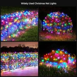 Lampes Au Filet De Noël Au Plomb Lampes De Décoration De Noël En Plein Air 120Led 6.2ftx4.4ft, Brides De Chaîne De Fée Intérieure En Extérieur Connectables Pour La Fête, Les Vacances, Le Mariage, Les Arbres, Les Décorations De Buissons ( Multicolore ) 14 Lampes Au Filet De Noël Au Plomb Lampes De Décoration De Noël En Plein Air 120Led 6.2ftx4.4ft, Brides De Chaîne De Fée Intérieure En Extérieur Connectables Pour La Fête, Les Vacances, Le Mariage, Les Arbres, Les Décorations De Buissons ( Multicolore ) -Oui || N/A || pearhead 911okfiWbmL. AC SL1500