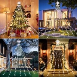 Décoration De Noël Dipper Star String Lights, 320 LED Christmas Tree Lights 8 Modes & Waterproof Fairy Lights Pour Noël Fête De Mariage Patio Nouvel An Vacances -Oui || N/A || pearhead 914TCH2AK9L. AC SL1500
