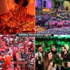 Lumières De Noël En Toodour Lumières à Cordes RVB - 82 Pieds 200 LED 16 Couleurs Changeant Les Lumières De Noël Avec Télécommande Et Minuterie, Lumières D'arbre Multicolore étanchéité Pour Les Décorations De Noël Extérieures Intérieures 14 Lumières De Noël En Toodour Lumières à Cordes RVB - 82 Pieds 200 LED 16 Couleurs Changeant Les Lumières De Noël Avec Télécommande Et Minuterie, Lumières D'arbre Multicolore étanchéité Pour Les Décorations De Noël Extérieures Intérieures -Oui || N/A || pearhead 916xdWlZ86L. AC SL1500