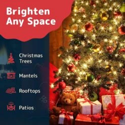 Lumières De Noël PREXTEX ( 20 Pieds, 100 Lumières ) - Lumières D'arbre De Noël Blanc Transparent Avec Fil Vert - Lumières De Cordes Intérieures / Extérieures - Lumières De Scintillement Blanc Chaud 13 Lumières De Noël PREXTEX ( 20 Pieds, 100 Lumières ) - Lumières D'arbre De Noël Blanc Transparent Avec Fil Vert - Lumières De Cordes Intérieures / Extérieures - Lumières De Scintillement Blanc Chaud -Oui || N/A || pearhead 918GLGnPCL. AC SL1500