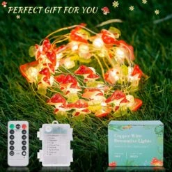 Lampes Décoratives De Champignons Oopswow, 10 Pieds 30 Lumières De Cordes De Champignons De Fée à LED Avec Télécommande, Décoration De Salle Cottagecore Mini Lumières Alimentées Par Chambre, Dortoir, Terrasse, Fête, Mariage, Décotation De Noël -Oui || N/A || pearhead 918OTyAt7QL. AC SL1500