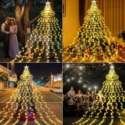 ZCWZMW Décorations De Noël Lumières Extérieures, 350 LEDs 8 Modes Lumières De Noël Avec Timer & Remote, Lumières D'arbre De Noël Avec Tree Topper Pour Yard,Mariage, Fête, Décorations De Noël (Warm White) 14 ZCWZMW Décorations De Noël Lumières Extérieures, 350 LEDs 8 Modes Lumières De Noël Avec Timer & Remote, Lumières D'arbre De Noël Avec Tree Topper Pour Yard,Mariage, Fête, Décorations De Noël (Warm White) -Oui || N/A || pearhead 91AVGFRW1eL. AC SL1500
