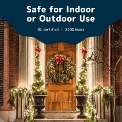 Lumières De Noël PREXTEX ( 20 Pieds, 100 Lumières ) - Lumières D'arbre De Noël Blanc Transparent Avec Fil Vert - Lumières De Cordes Intérieures / Extérieures - Lumières De Scintillement Blanc Chaud 12 Lumières De Noël PREXTEX ( 20 Pieds, 100 Lumières ) - Lumières D'arbre De Noël Blanc Transparent Avec Fil Vert - Lumières De Cordes Intérieures / Extérieures - Lumières De Scintillement Blanc Chaud -Oui || N/A || pearhead 91D3FU rM6L. AC SL1500