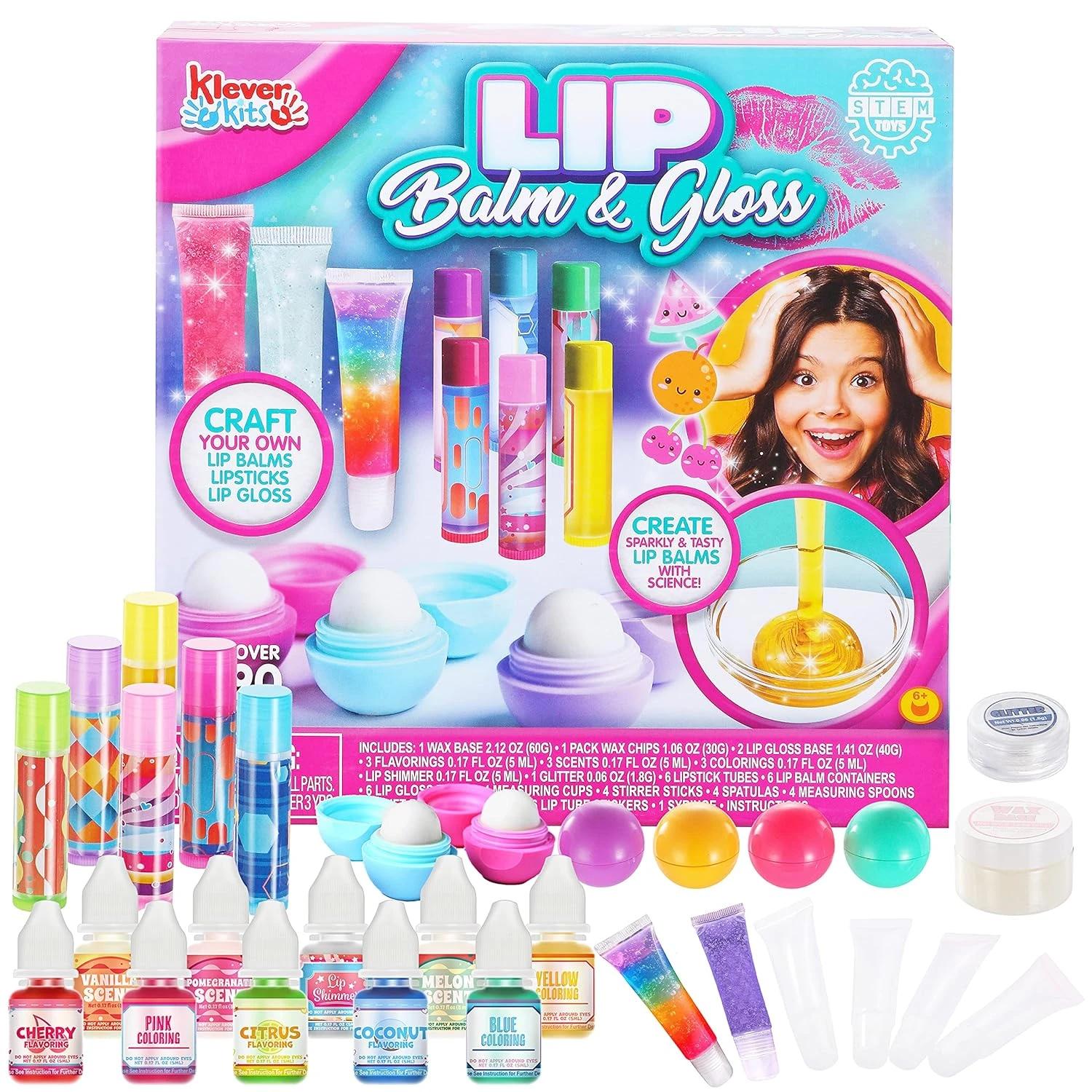 Kit De Fabrication De Baume à Lèvres JOYIN Pour Enfants, Kit De Baume à Lèvres, Kit De Science De Tige 2 En 1 Avec Des Parfums Aromatisants Et Multicolores, Kit De Maquillage De Bricolage, Cadeaux De Noël Pour Fille, Cadeau D'anniversaire 8 Kit De Fabrication De Baume à Lèvres JOYIN Pour Enfants, Kit De Baume à Lèvres, Kit De Science De Tige 2 En 1 Avec Des Parfums Aromatisants Et Multicolores, Kit De Maquillage De Bricolage, Cadeaux De Noël Pour Fille, Cadeau D'anniversaire - Image 6