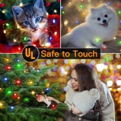 Lumières De Noël Ollny En Plein Air En Intérieur, 600LED 198FT Christmas Tree Lights IP67 Imperméable à Distance, 8 Modes Minuterie Plug In Outside Xmas Lights For House Bedroom Party Yard Decorations-Multicolor -Oui || N/A || pearhead 91KdqRJG4jL. AC SL1500