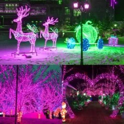 300 Lumières D'Halloween LED, 98,5FT Lumières De Cordes D'Halloween Avec 8 Modes D'éclairage, Mini Lumières Imperméables Et Connectables, Branchez-vous Pour Les Décorations De Chambre De Noël En Plein Air (violet) -Oui || N/A || pearhead 91KfUrHMIML. AC SL1500