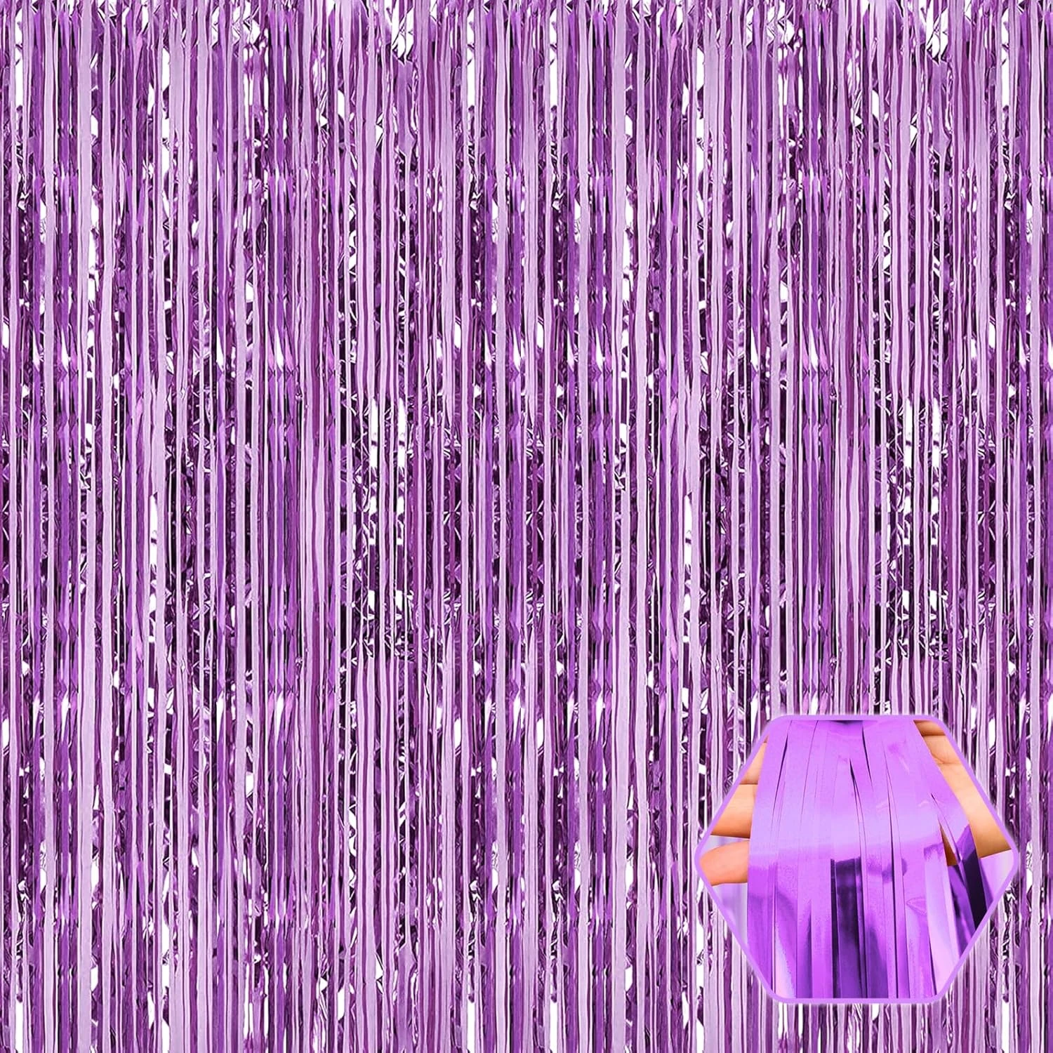 3 Pack Lumière Violet Feuille Fringe Rideau Backdrop, 3.28Ft X 8.2Ft Métallique Tinsel Feuille Fringe Streamer Rideaux Pour Photo Booth, Halloween, Noël, Anniversaire, Décorations De Fête De Mariage 3 3 Pack Lumière Violet Feuille Fringe Rideau Backdrop, 3.28Ft X 8.2Ft Métallique Tinsel Feuille Fringe Streamer Rideaux Pour Photo Booth, Halloween, Noël, Anniversaire, Décorations De Fête De Mariage