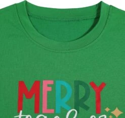 Professeur De Noël Sweat Femmes Merry Bright Graphic Print Sweat Crewneck Noël Vacances Chemises -Oui || N/A || pearhead 91guWWs OfL. AC UL1500