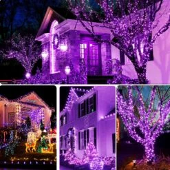 EvaStary 33 Ft 100 LED Fées Lumières, USB Alimenté Violet Fée Chaîne Lumières, Décoratif Fil D'argent Firefly Lumières Pour Chambre Intérieur Décor De Noël En Plein Air -Oui || N/A || pearhead 91mlo3bN3cL. AC SL1500
