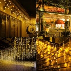 Feux De Rideau Extérieur Kemooie 400 LED, 26,2FT X 3,3FT Feux De Chaîne De Rideau Avec 8 Modes De Brillance Pour La Cérémonie Intérieure Anniversaire Fête De Noël Chambre Balcon Décorations De Toit ( Blanc Chaud ) 14 Feux De Rideau Extérieur Kemooie 400 LED, 26,2FT X 3,3FT Feux De Chaîne De Rideau Avec 8 Modes De Brillance Pour La Cérémonie Intérieure Anniversaire Fête De Noël Chambre Balcon Décorations De Toit ( Blanc Chaud ) -Oui || N/A || pearhead 91oW70vhFaL. AC SL1500