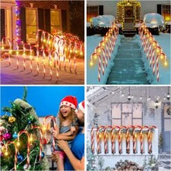 Christmas Candy Cane Lights 16 Pack, Amélioré Solar Candy Cane Décorations De Noël, Étanche Christmas Pathway Lights Avec étoiles, Outdoor Walkway Lights Pour Yard Garden Xmas Tree Holiday Gift -Oui || N/A || pearhead 91pl8HptINL. AC SL1500