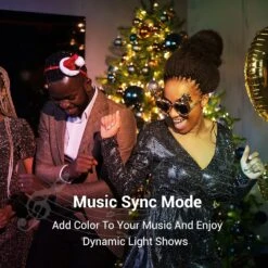 Fée Guirlandes RVB Color Changing-32.8FT 100 LED USB Fairy Light Bluetooth App Indoor Outdoor String Light Avec Télécommande Multicolore étanche Pour La Décoration De Noël De La Chambre -Oui || N/A || pearhead 91voN5W0F6L. AC SL1500