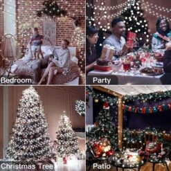 Feux De Noël D'Ollny Outdoor - 500LED 164FT Longues Lumières De Cordes De Noël Avec 8 Modes Remote Timer IP44 Imperméable, Fée Lumières Pour Tree House Yard Outside Indoor Décorations De Noël Cool White 13 Feux De Noël D'Ollny Outdoor - 500LED 164FT Longues Lumières De Cordes De Noël Avec 8 Modes Remote Timer IP44 Imperméable, Fée Lumières Pour Tree House Yard Outside Indoor Décorations De Noël Cool White -Oui || N/A || pearhead 91ybATGcKDL. AC SL1500
