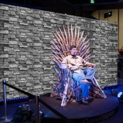 2 Feuilles 4.5 X 9 Pieds Brique Pierre Mur Fond De Toile Nappes Halloween Médiéval Château Partie Décorations Papier Peint Rideaux Porte Amovible Brique Photo Fond De Dosseret Pour Hiver Fête De Noël, Gris Foncé 11 2 Feuilles 4.5 X 9 Pieds Brique Pierre Mur Fond De Toile Nappes Halloween Médiéval Château Partie Décorations Papier Peint Rideaux Porte Amovible Brique Photo Fond De Dosseret Pour Hiver Fête De Noël, Gris Foncé -Oui || N/A || pearhead 91zFdo5 BFL. AC SL1500