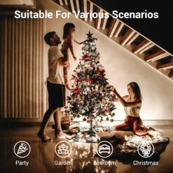 Fée Guirlandes RVB Color Changing-32.8FT 100 LED USB Fairy Light Bluetooth App Indoor Outdoor String Light Avec Télécommande Multicolore étanche Pour La Décoration De Noël De La Chambre -Oui || N/A || pearhead A1BbOoDU1L. AC SL1500